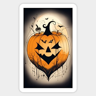 Halloween Pumkin Sticker